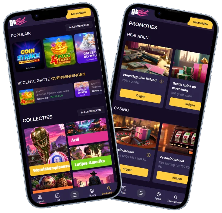 GTbet Casino Mobiele Versie GTbet Casino Mobiele Versie