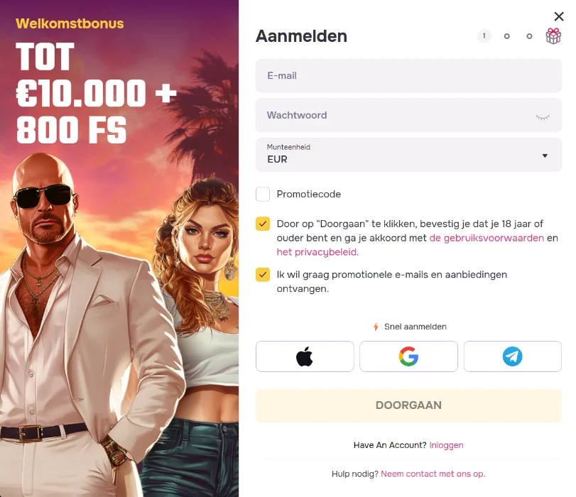 GTbet Casino Registratie en Inloggen GTbet Casino Registratie en Inloggen