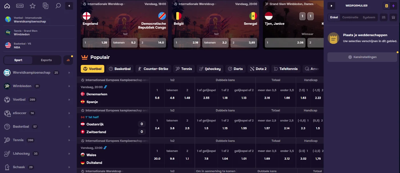 GTbet Casino Sportweddenschappen GTbet Casino Sportweddenschappen