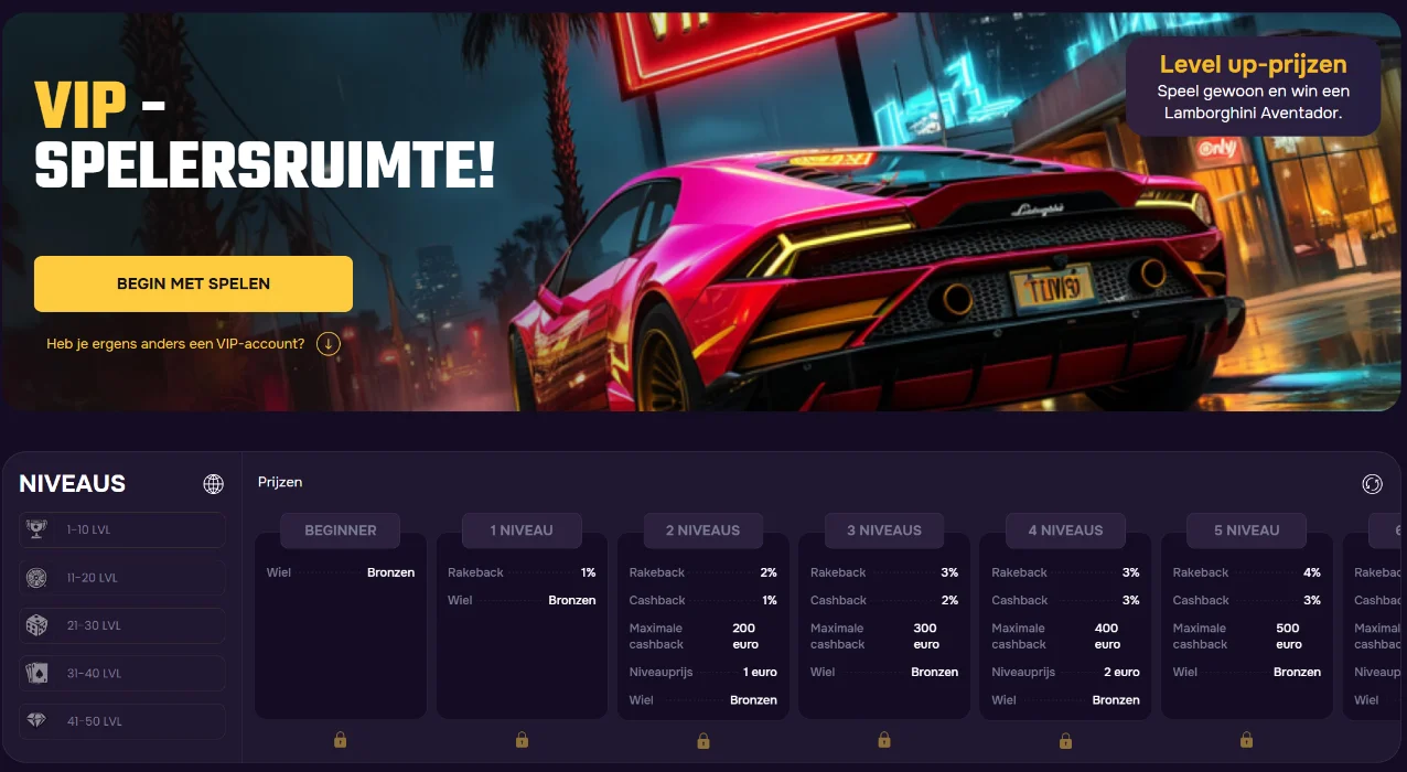 GTbet Casino VIP-programma GTbet Casino VIP-programma