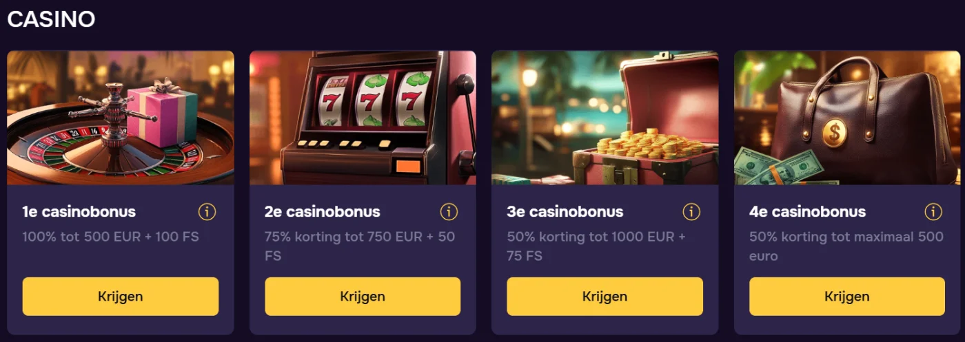 GTbet Casino Welkomstbonus GTbet Casino Welkomstbonus